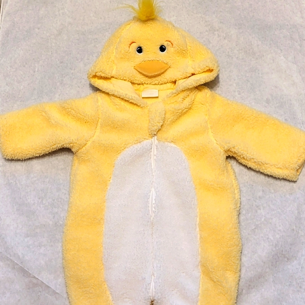 Yellow duck baby costume